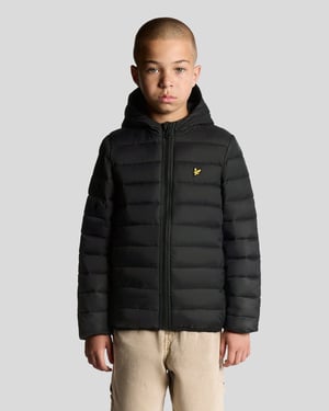Lyle & Scott Lätt Vadderad Jacka Pojkar - Svart