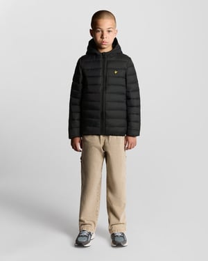 Lyle & Scott Lätt Vadderad Jacka Pojkar - Svart