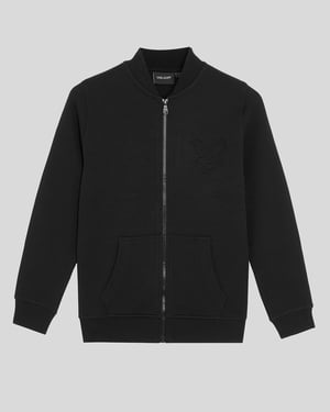 Lyle & Scott Boys' Embossed Eagle Track Jacket - Black