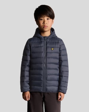 Lyle & Scott jongens lichtgewicht gewatteerde jas - marineblauw