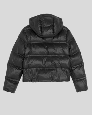 Lyle & Scott Boys' Cropped Puffer Coat - Black