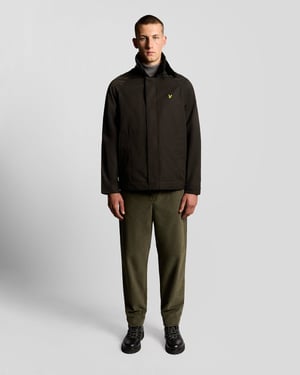 Lyle & Scott Tartan gevoerde jachtjas - zwart