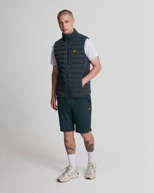 Lyle & Scott Sports lichtgewicht pufferjack - marineblauw