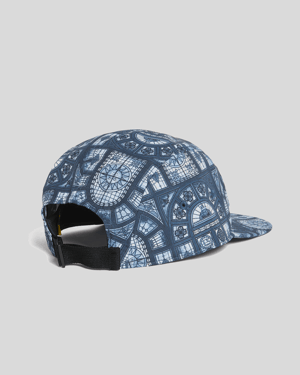 Lyle & Scott Baseballpet met glas-in-loodprint - Marineblauw