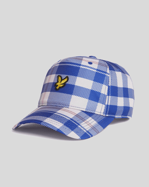 Lyle & Scott Tartan Check Baseballpet - Blauw
