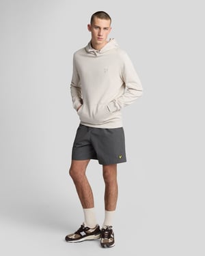 Lyle & Scott effen zwemshorts - grijs