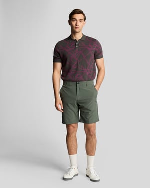 Lyle & Scott Golf 5 Pocket Short - Groen