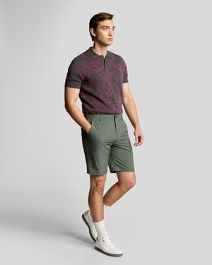 Lyle & Scott Golf 5 Pocket Short - Groen