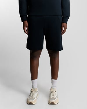 Lyle & Scott katoenen sweatshort - marineblauw