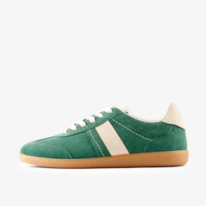Stara Walk Donkergroene Suède Schoenen