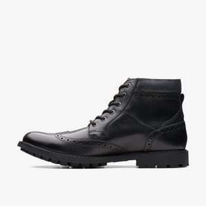 Curington Rise Black Smooth Leather Boots
