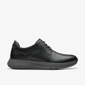 Motion Trek PT Black Leather Trainers