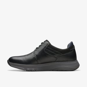 Motion Trek PT Black Leather Trainers