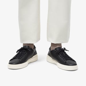 Craft Swift Black Leather Trainers