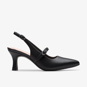 Kataleyna Ruby Black Leather Shoes