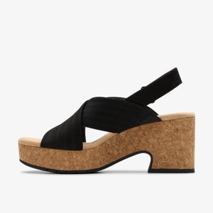 Nerisa West Svarta Nubuck Sandaler