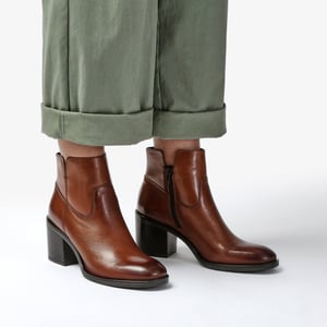 Valvestino Lo Dark Tan Lea Boots