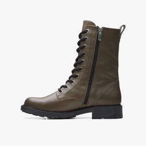 Orinoco 2 Style Dark Olive Leather Boots