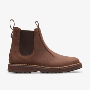 Solsbury Easy Dark Brown Lea Boots