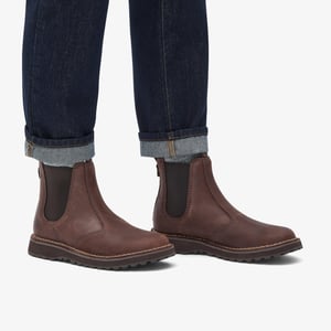 Solsbury Easy Dark Brown Lea Boots