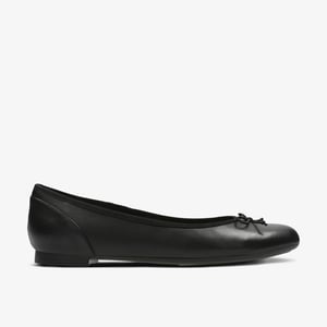 Couture Bloom Black Leather Shoes