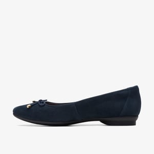 Candra Light Navy Suede Shoes