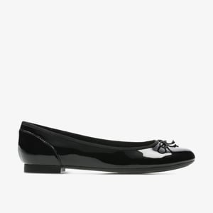 Couture Bloom Black Pat Shoes