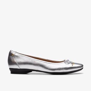 Candra Ljus Silvrig Metallic Skor
