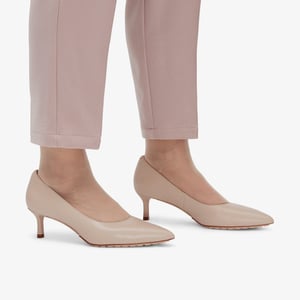 Adela Court Sand Leather Shoes