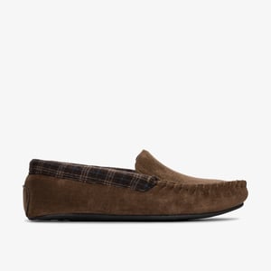 Fireside Mocc Dark Brown Slippers