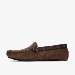Fireside Mocc Dark Brown Slippers