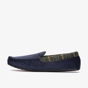 Fireside Mocc Navy Slippers