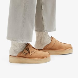 TrekWedge Mule Mid Tan Sde Shoes
