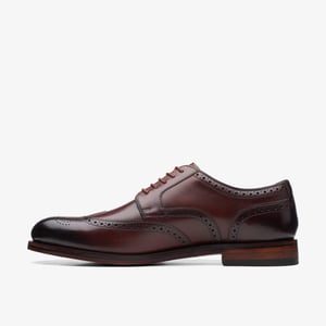 Craftdean Wing Brogue Donker Tan Leren Schoenen
