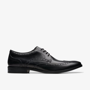 Brandon Limit Brogue Black Leather Shoes