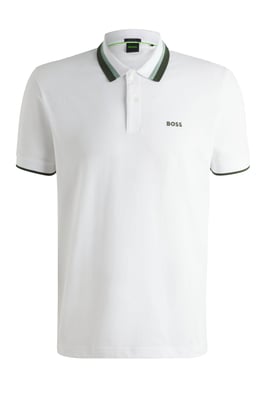 Boss Green Paddy AP Heritage Polo White