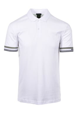 Boss Green Polo Zone Polo Shirt White