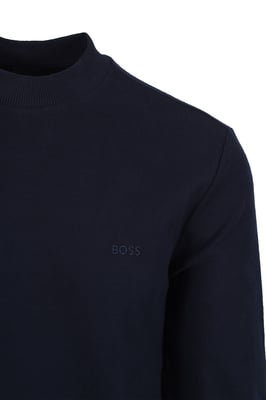 Boss Orange Explorer Long Sleeve T-Shirt Dark Blue