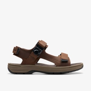 Saltway Trail Dark Brown Lea Sandals