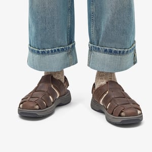 Saltway Cove Donkerbruine Lea Sandalen