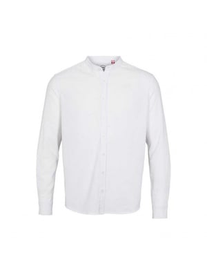 Kronstadt Ks3308 johan linen henley shirt white