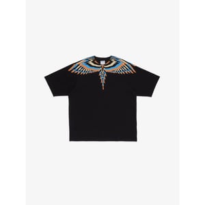 Marcelo Burlon Optical wings oversized tee salmon