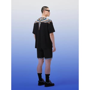 Marcelo Burlon Optical wings oversized tee salmon