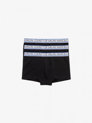 Marcelo Burlon County 3 pack boxershorts low rise trunks white