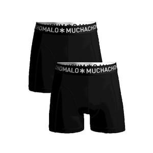 Muchachomalo Boxershorts basic02 black 2-p
