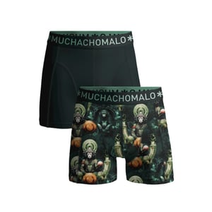 Muchachomalo Monkey guru1010-01 print green -  heren boxers