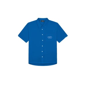 Quotrell Atelier milanon cotton shirt kobalt