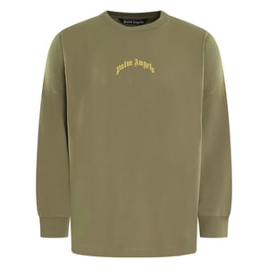 Palm Angels Heren back curved longsleeve
