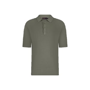 Aeden Bruces knit polo vetiver