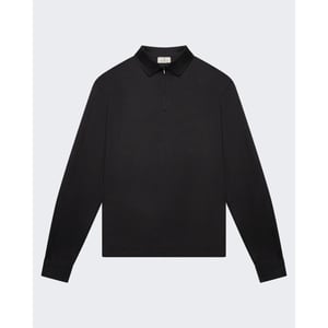 Valenza Heren supima polo zip collar l/s